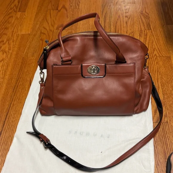 Kate Spade Brown Leather Handbag - Picture 5 of 6